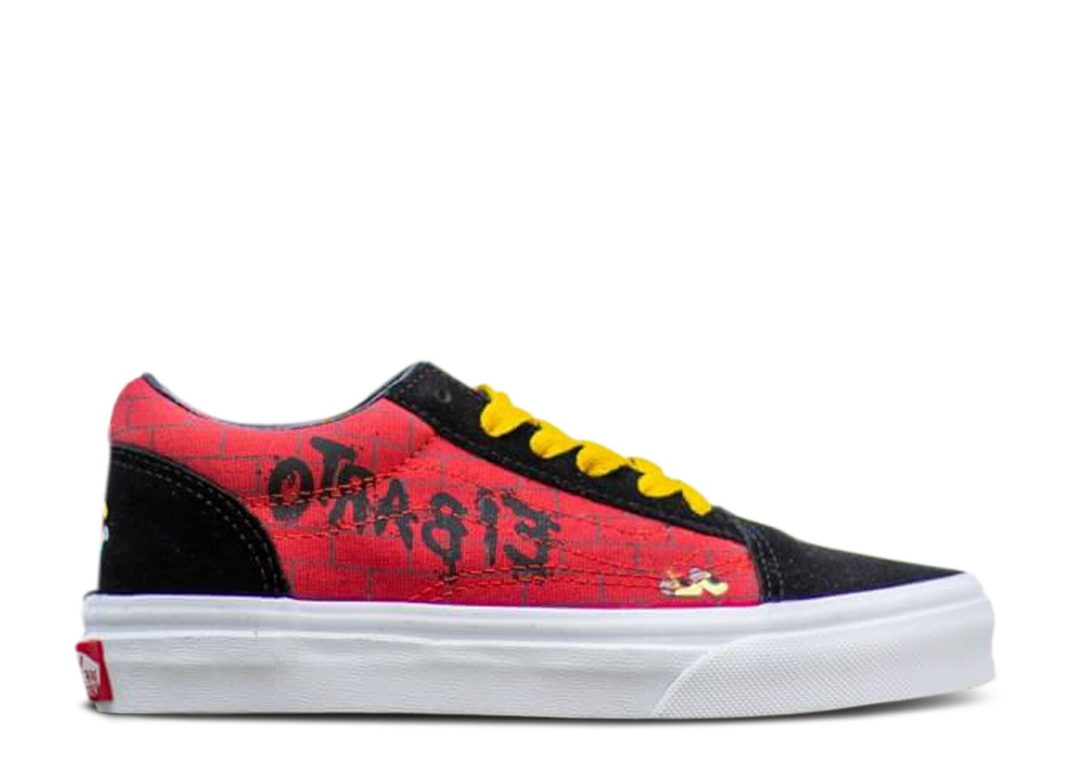 Кроссовки Vans The Simpsons X Old Skool Kids 'El Barto', красный