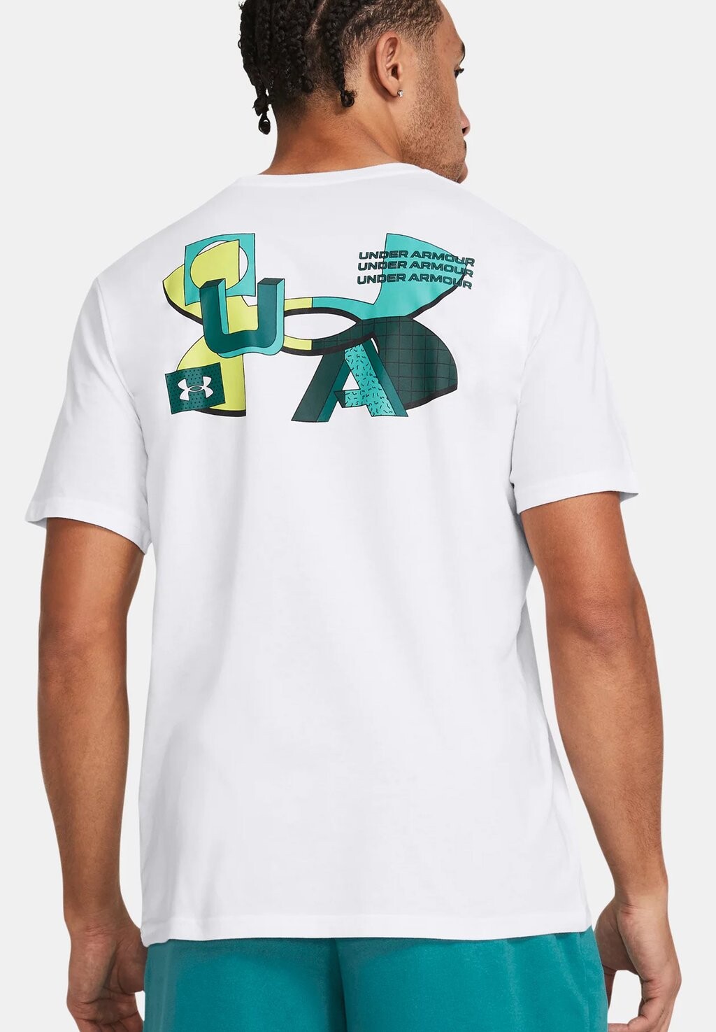 

Футболка с принтом LOGO Under Armour, цвет weiss