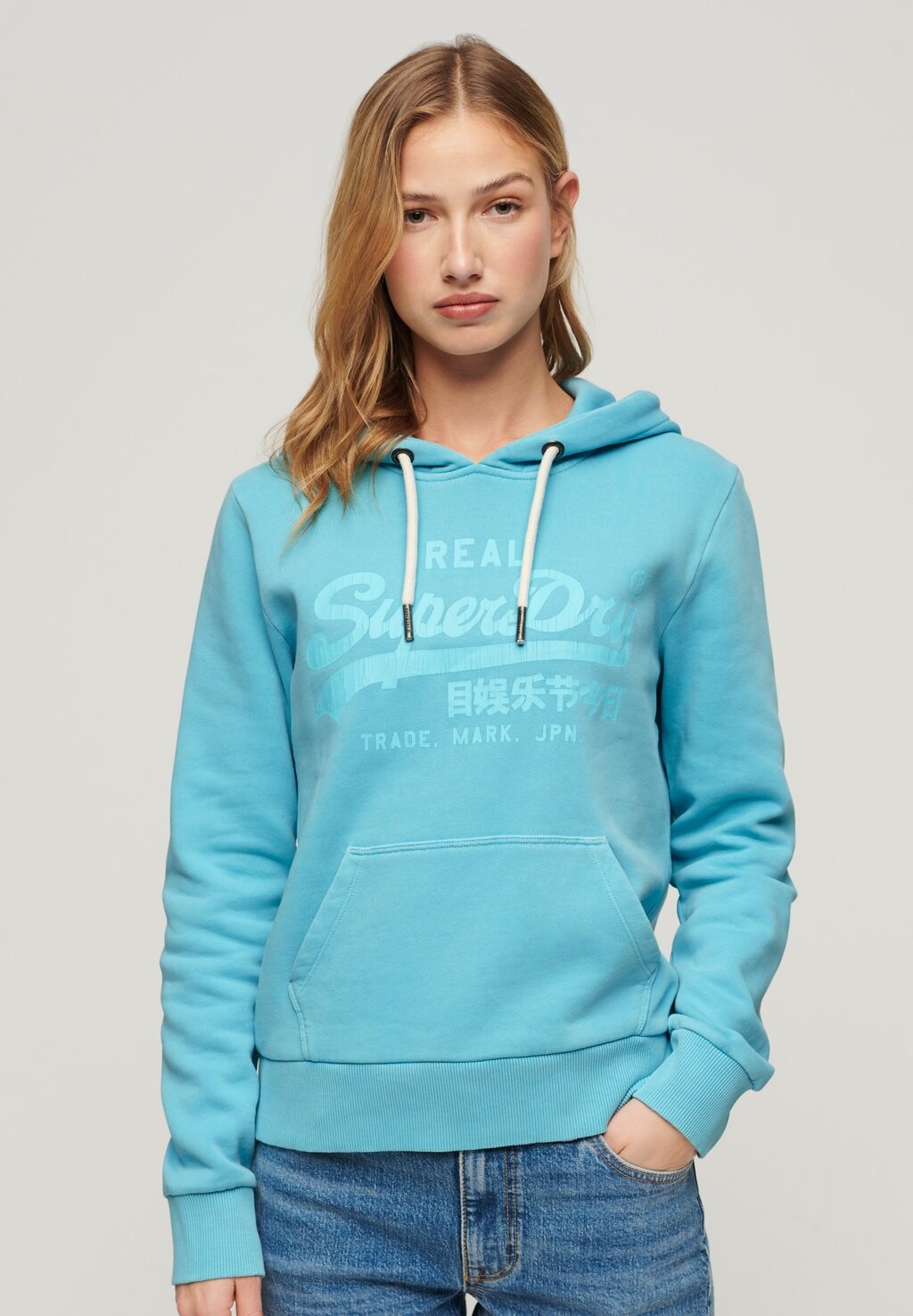 

Толстовка GRAPHIC Superdry, синий