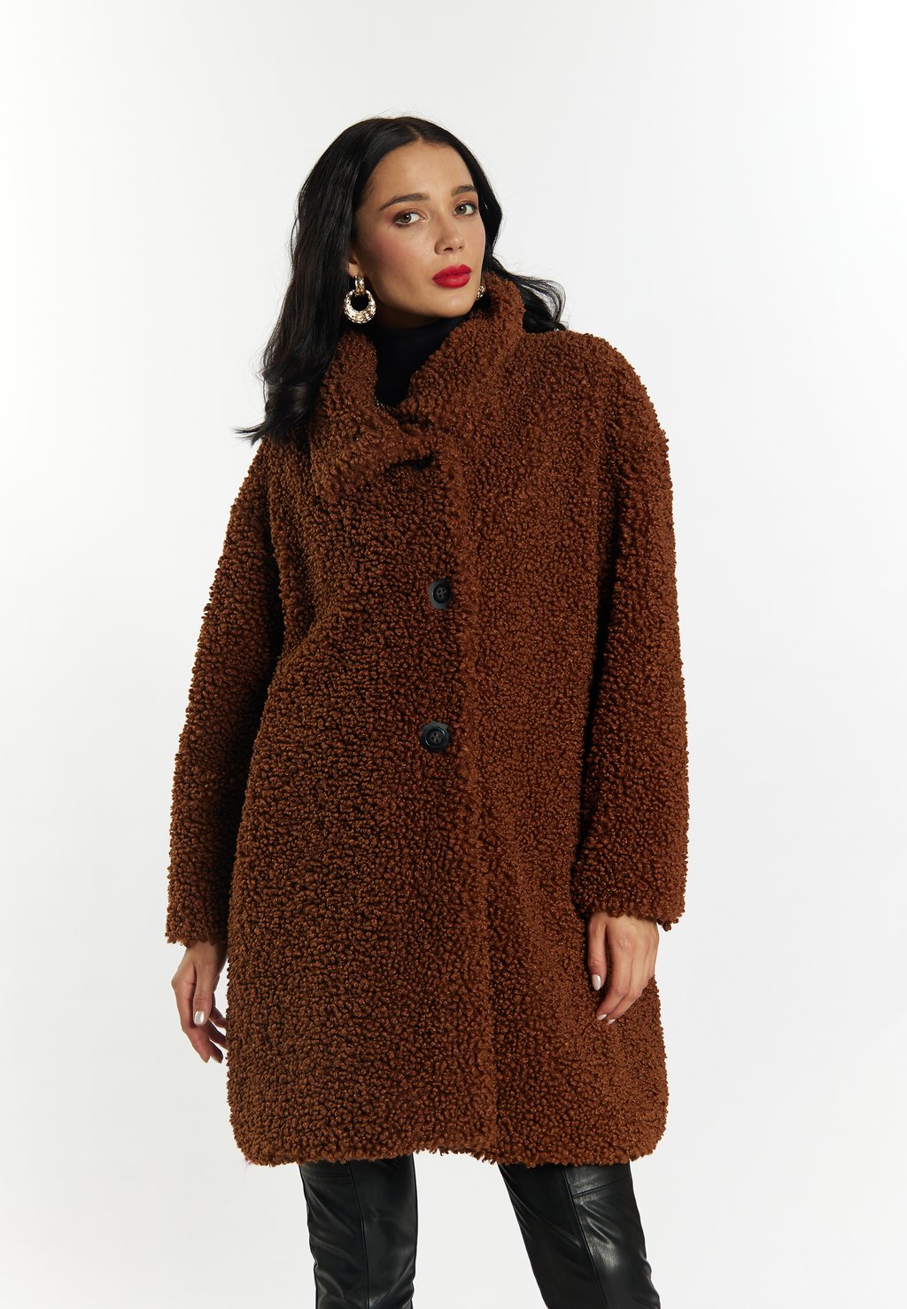 Зимнее пальто faina, коричневый