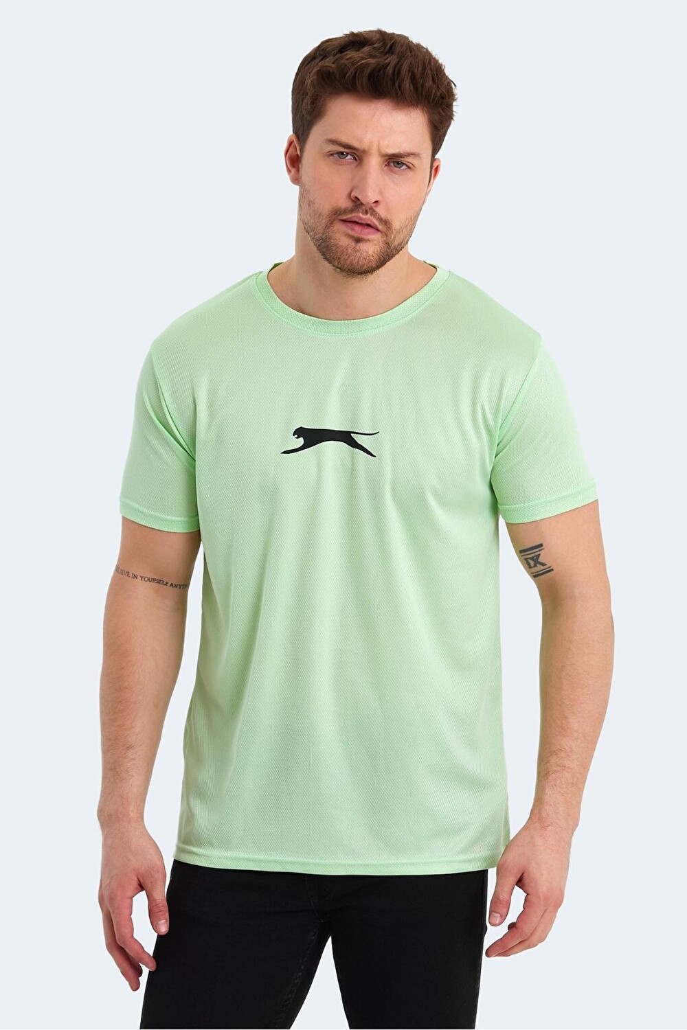 

Мужская футболка OHAD I зеленая SLAZENGER, Зеленый
