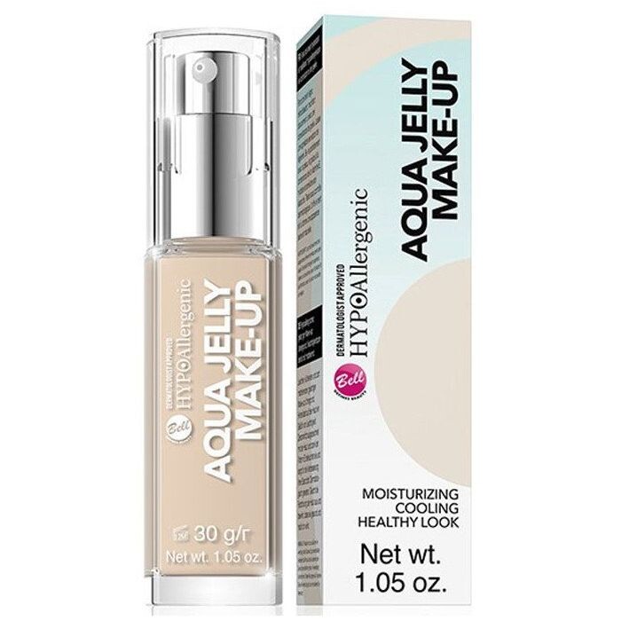 

Тональная основа Hypo Aqua Jelly Base de Maquillaje Hipoalergénica Bell, 04 Golden Beige