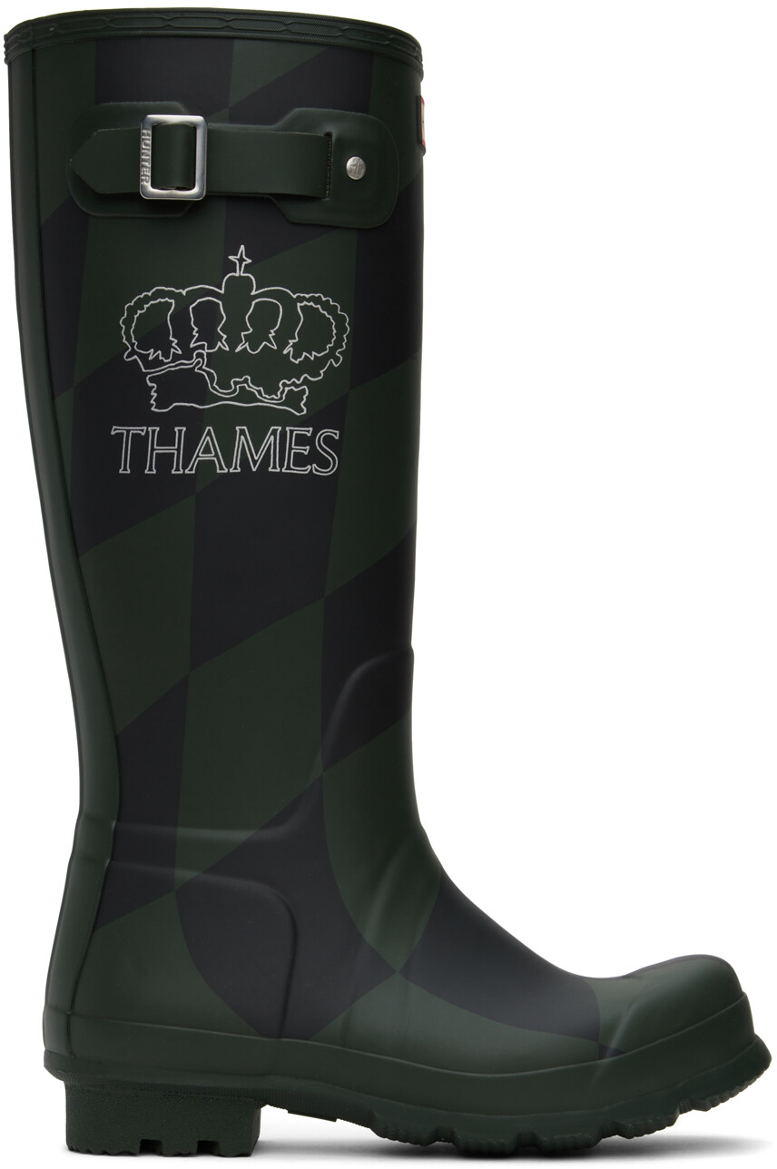 

Зеленые резиновые сапоги Hunter Edition Thames MMXX.