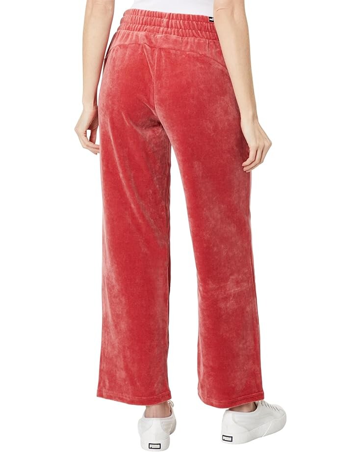 

Брюки PUMA Essentials Elevated Velour Straight Pants, цвет Astro Red
