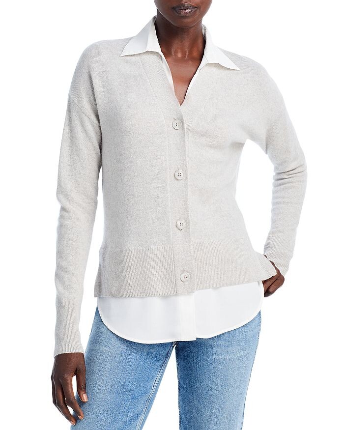 

Свитер-кардиган из кашемира Twofer — 100% эксклюзив C by Bloomingdale's Cashmere