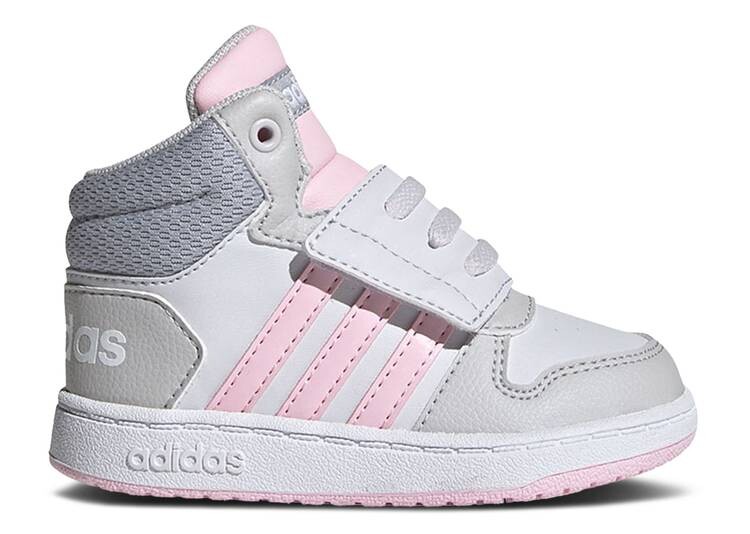 

Кроссовки Adidas HOOPS 2.0 MID I 'WHITE PINK', серый