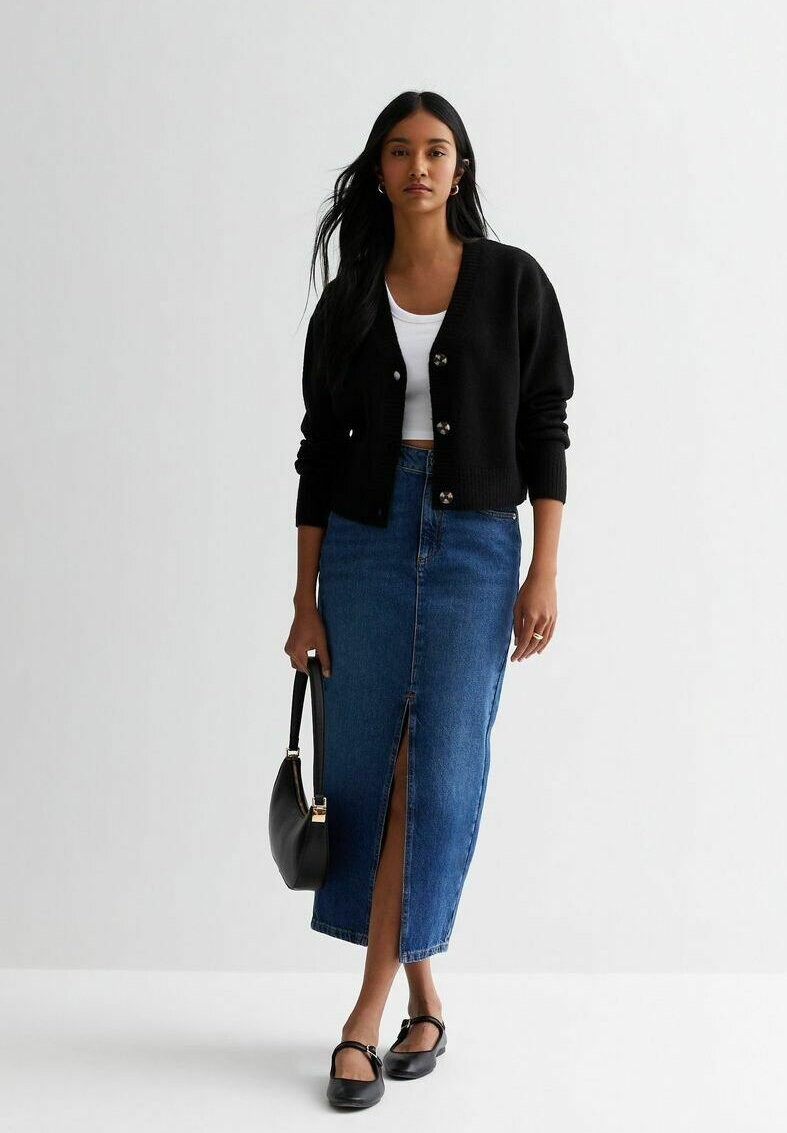 

Кардиган BUTTON FRONT New Look, цвет black