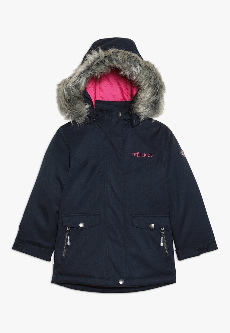 

Зимнее пальто Girls Oslo Coat TrollKids, цвет navy/magenta