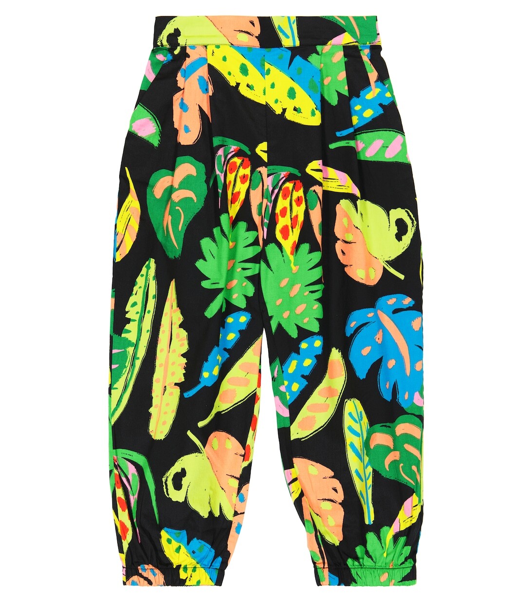 

Брюки из хлопка с принтом Stella McCartney Kids, разноцветный