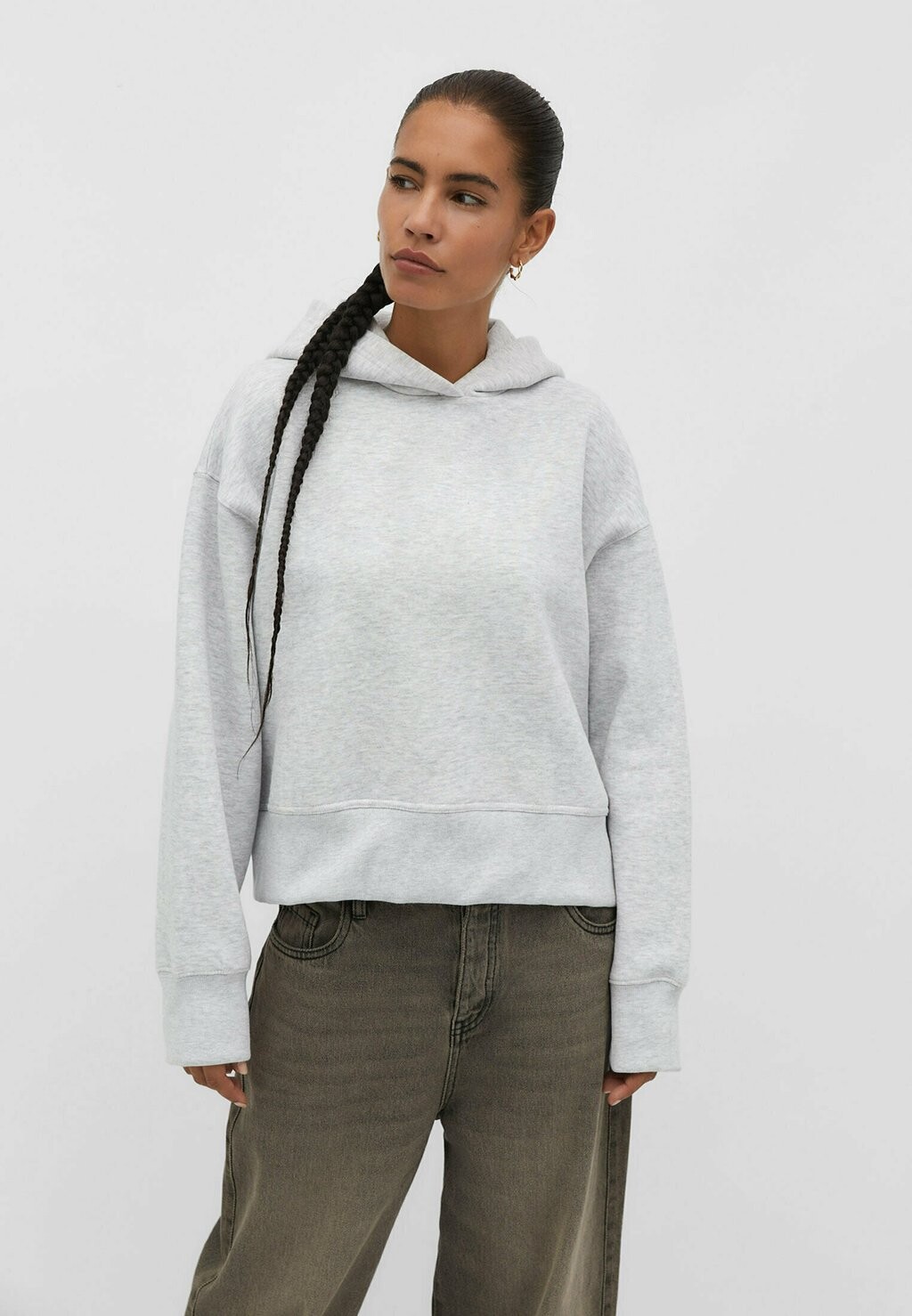 

Толстовка Basic Stradivarius, цвет grey