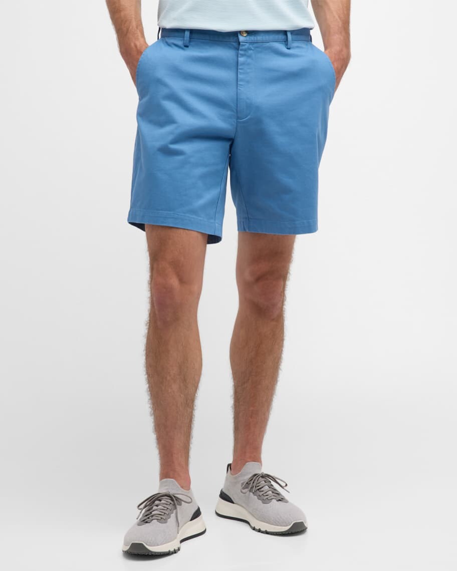 

Мужские шорты-пилот из твила Peter Millar