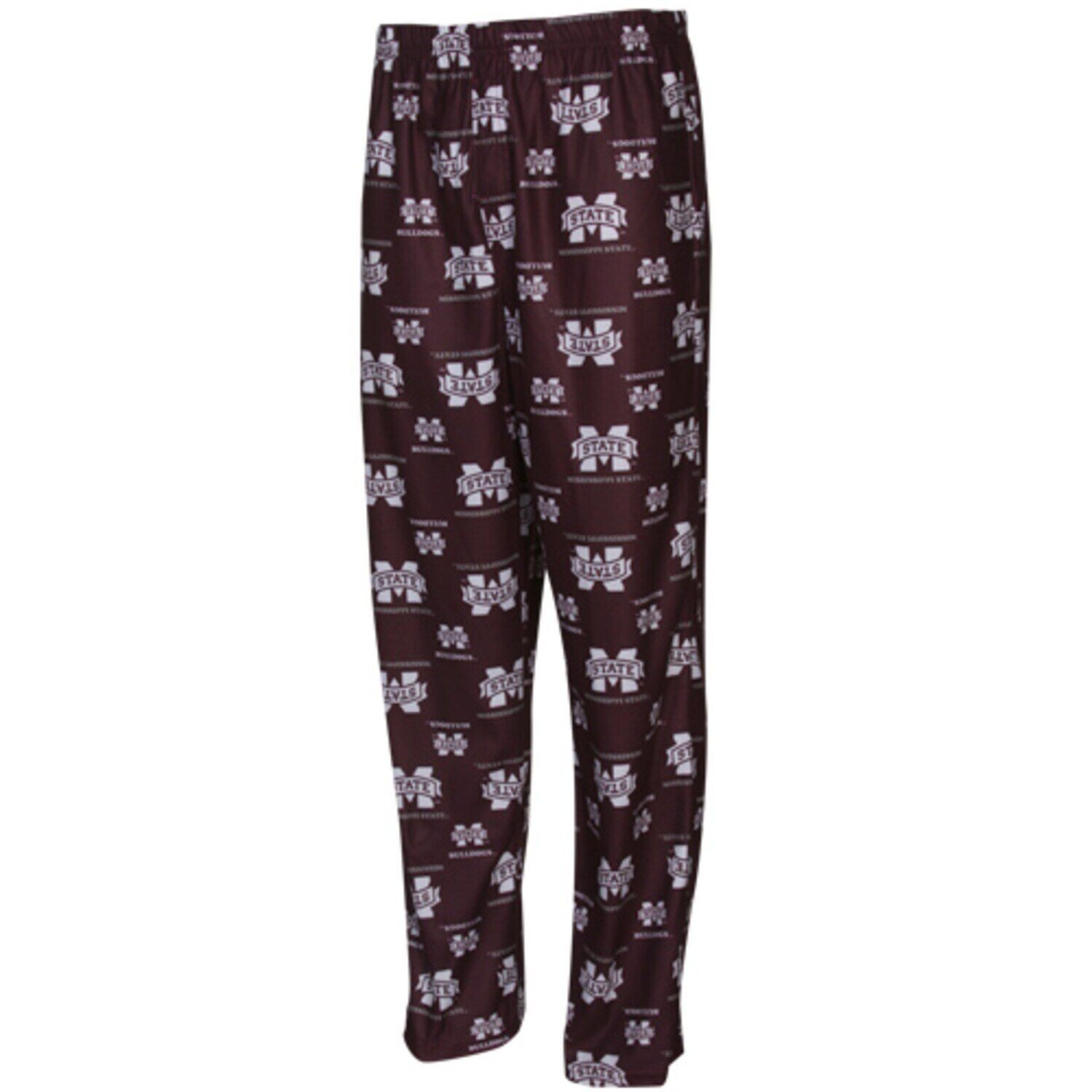 

Фланелевые пижамные штаны с логотипом молодежной команды Mississippi State Bulldogs Maroon Team Unbranded