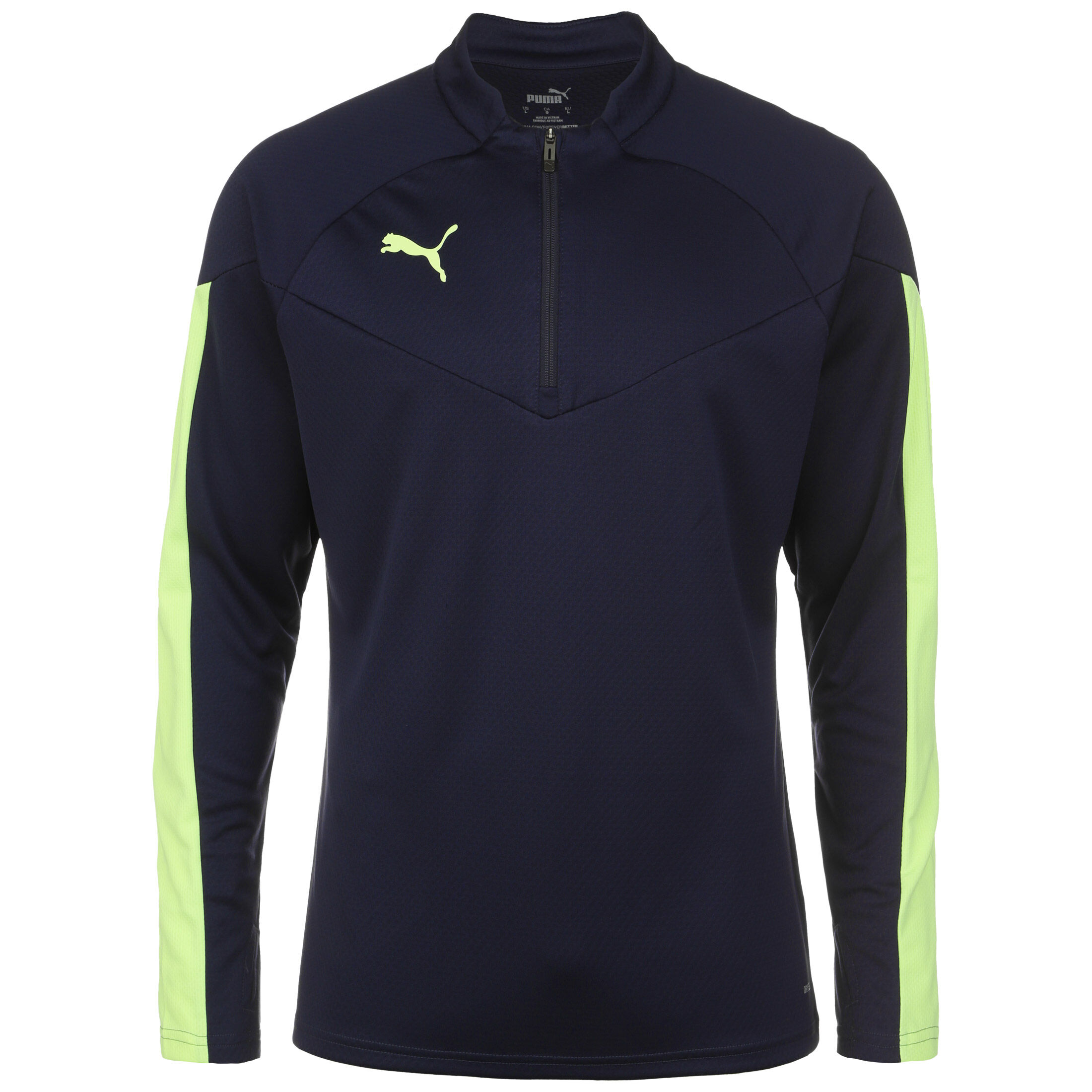 

Лонгслив Puma individualFINAL 1/4 Zip, темно синий