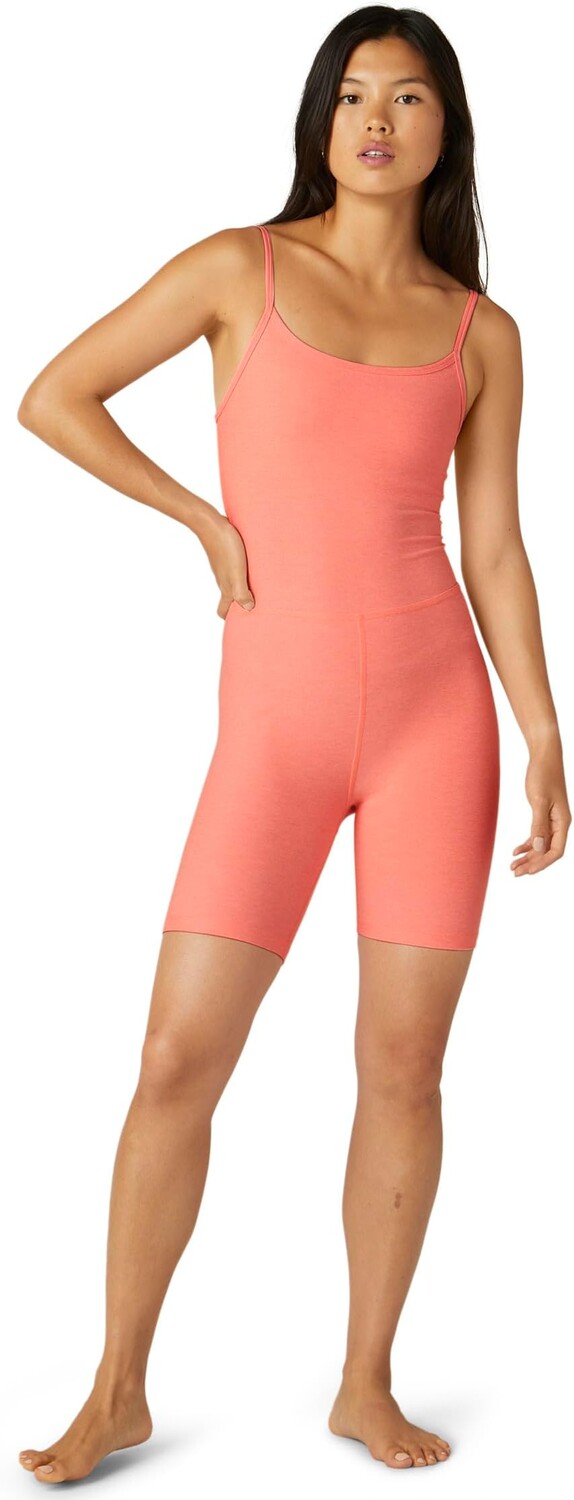 

Байкерский комбинезон Spacedye Get in Gear Beyond Yoga, цвет Electric Peach Heather