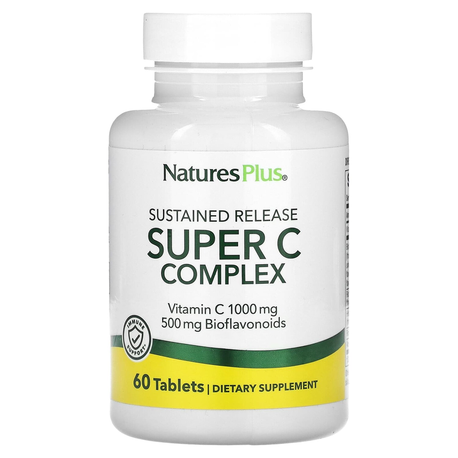 

Суперкомплекс с витамином C длительного высвобождения, 60 таблеток, NaturesPlus