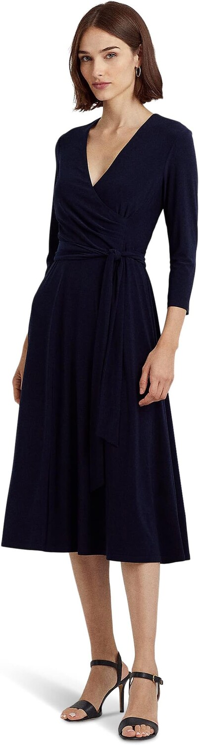

Трикотажное платье Petite Surplice LAUREN Ralph Lauren, цвет Lighthouse Navy