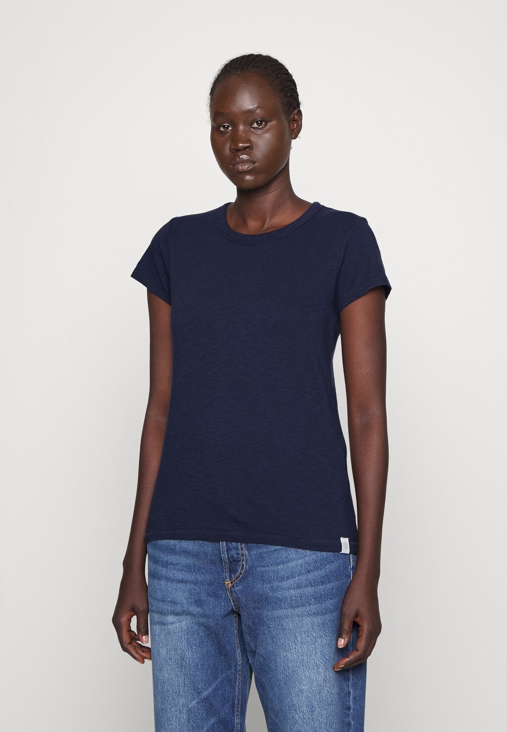 

Футболка Basic rag & bone, темно-синий