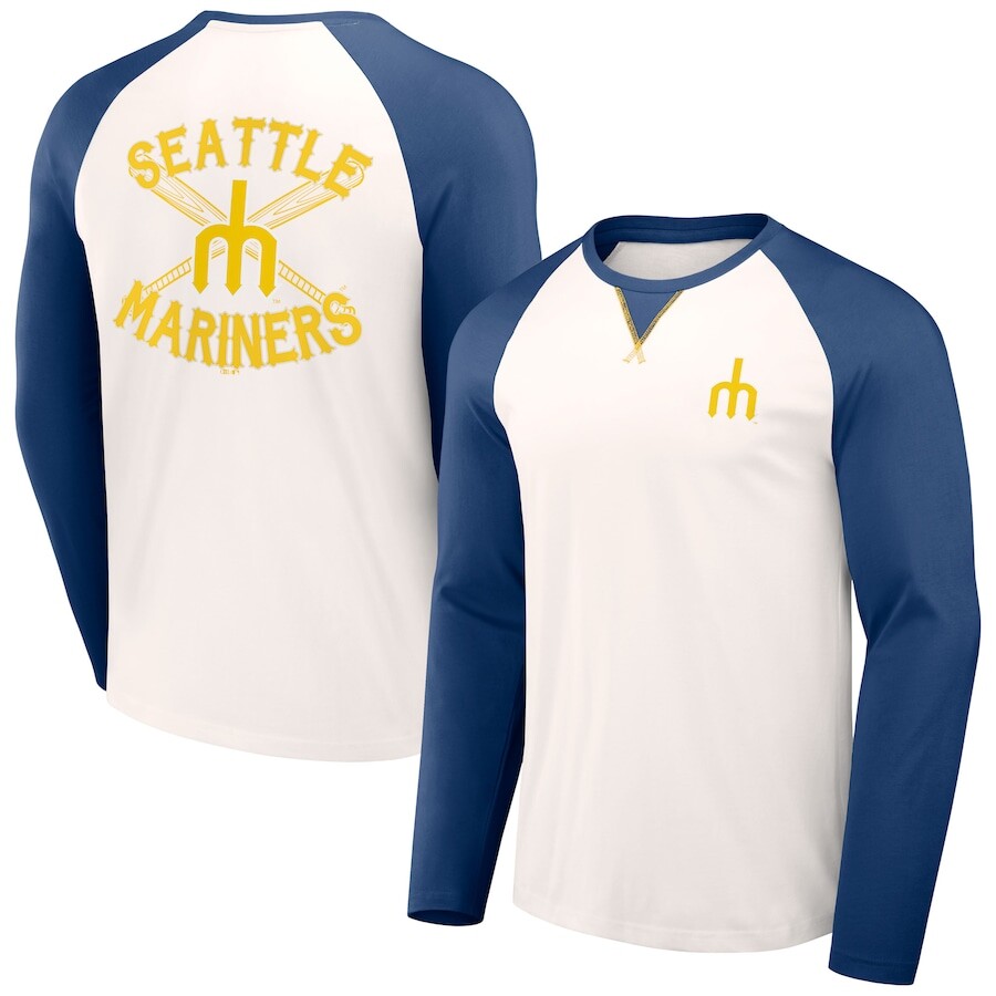 

Футболка с длинным рукавом Darius Rucker Collection by Fanatics Seattle Mariners, белый