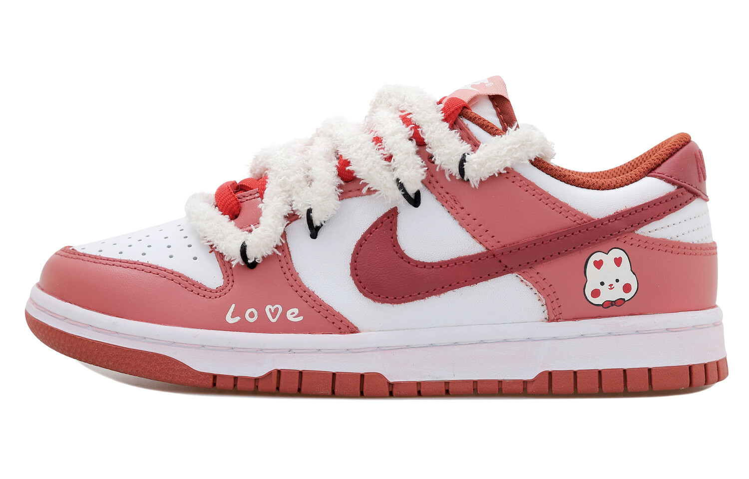 

Кроссовки для скейтбординга Dunk женские, низкие, красные Nike