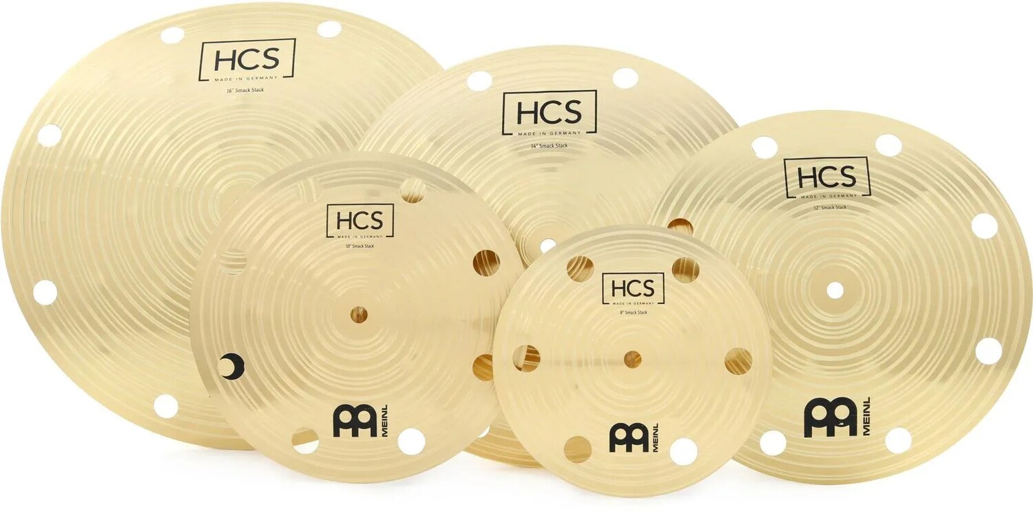 

Тарелки Meinl Cymbals HCS Smack Stack — 8/10/12/14/16 дюймов