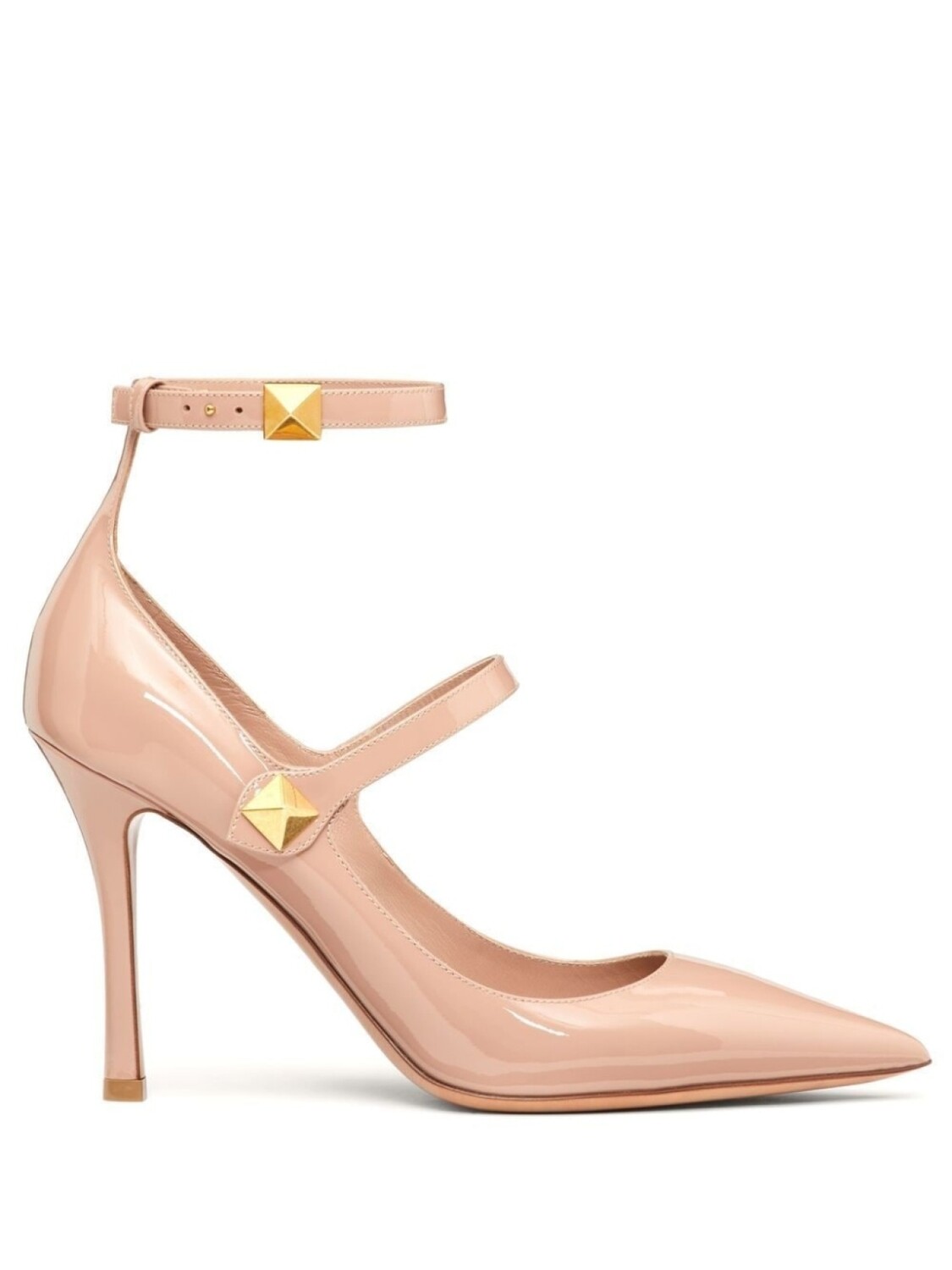

Valentino Garavani лакированные туфли Rockstud, серый
