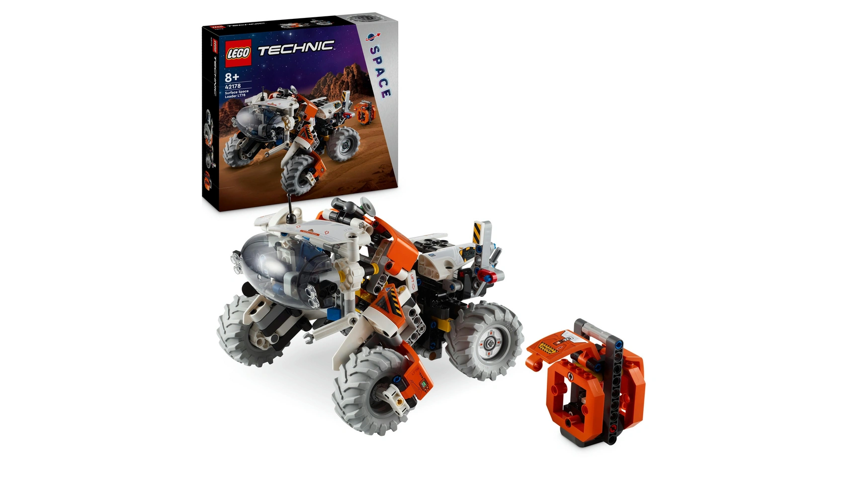 Lego Космический транспортный автомобиль Technic LT78, игровой набор для приключений в космосе