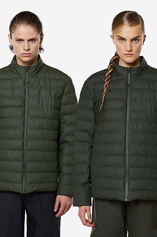 цена Треккерская куртка 1543 Rains, зеленый
