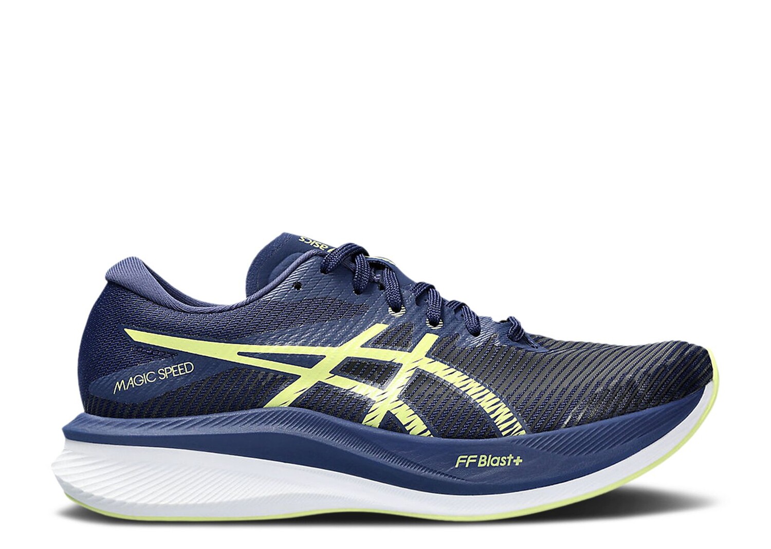

Кроссовки ASICS Wmns Magic Speed 3 'Illusion Blue Glow Yellow', синий