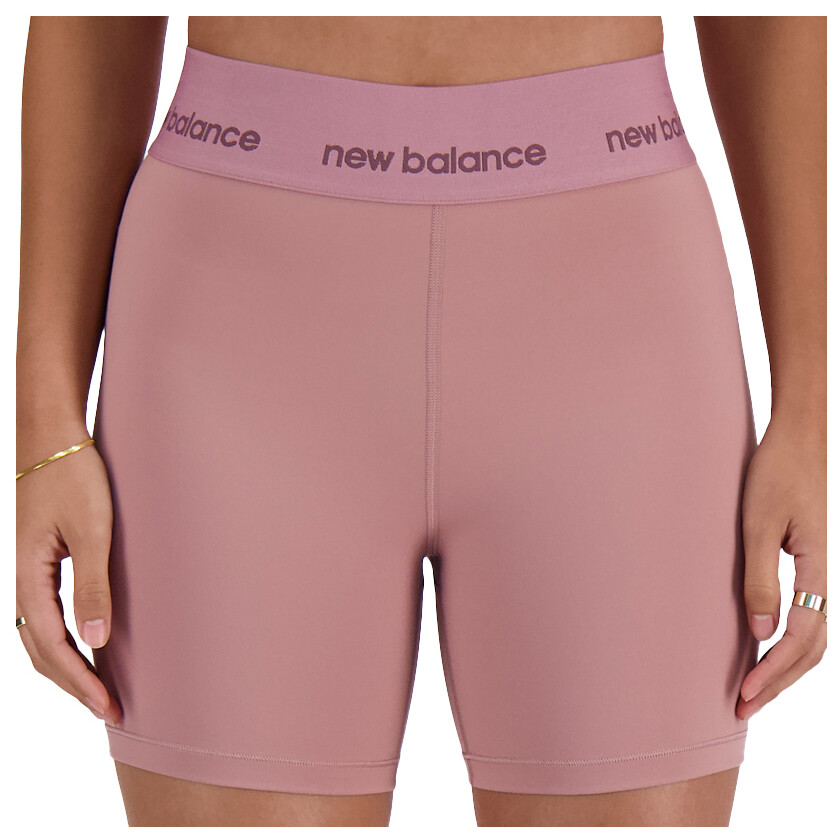

Леггинсы New Balance Women's High Intensity 5'' Fitted Short, цвет Rosewood