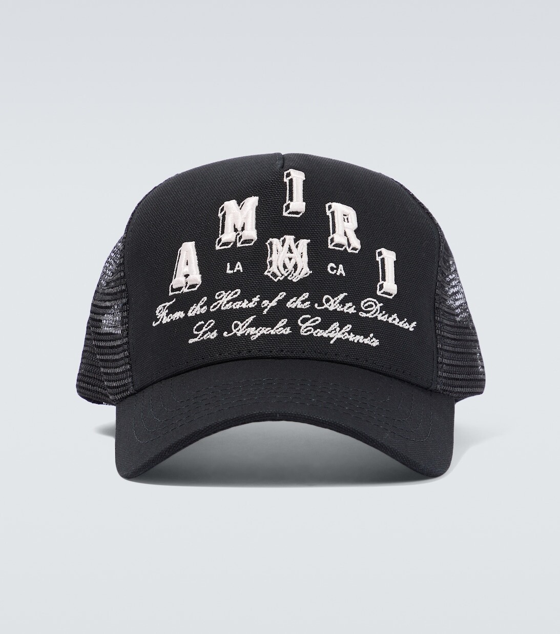 

Бейсболка с вышивкой Amiri, черный