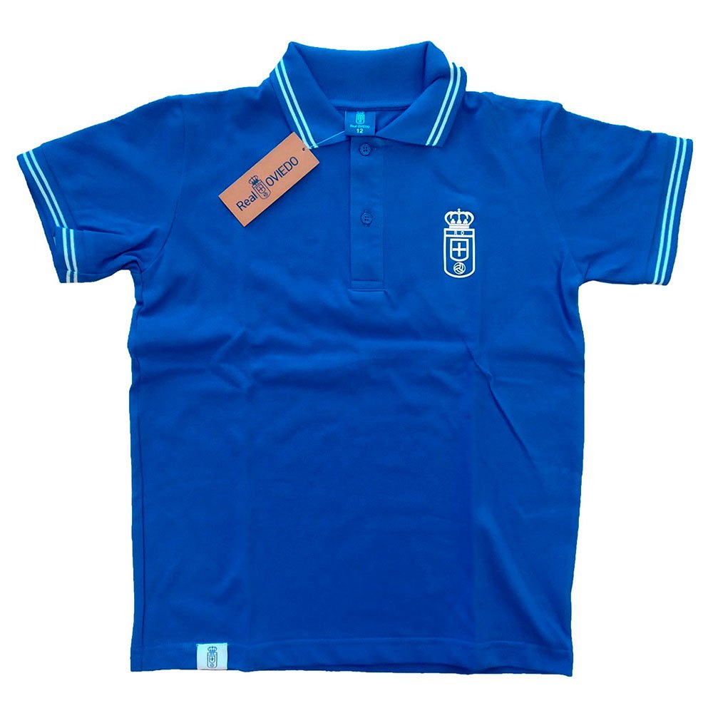 Поло с коротким рукавом Real Oviedo Crest Junior, синий пижама real betis junior junior синий