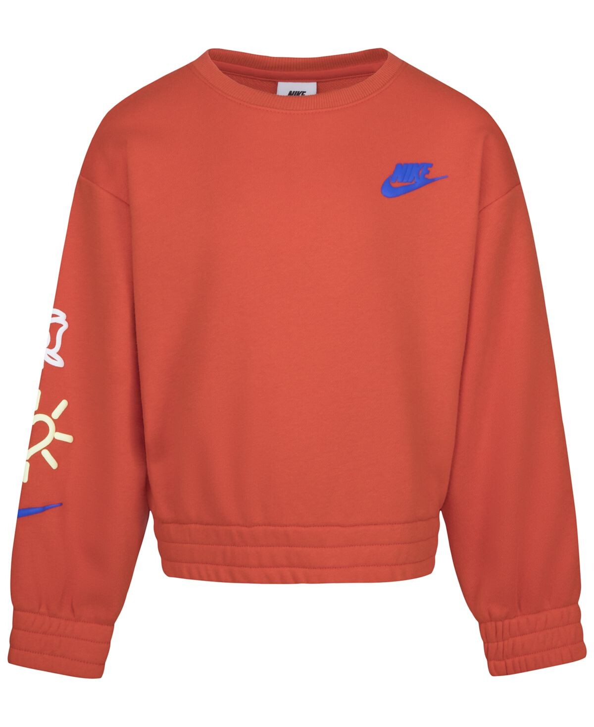 

Толстовка с круглым вырезом и логотипом XO для маленьких девочек Nike