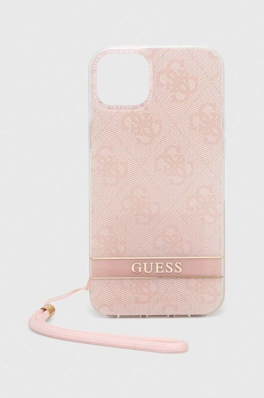 

Чехол для iPhone 14 Plus 6,7 дюйма Guess, розовый