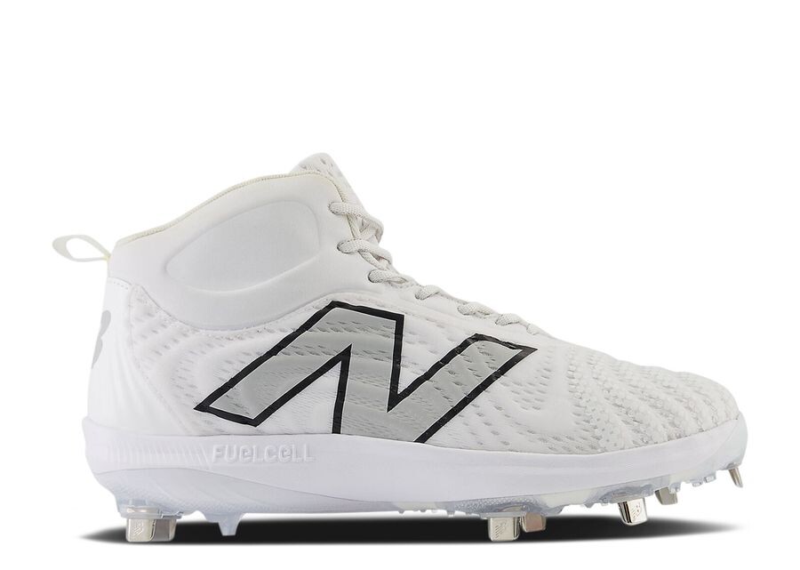 

Кроссовки New Balance Fuelcell 4040V7 Mid Metal 'Optic White Raincloud', белый