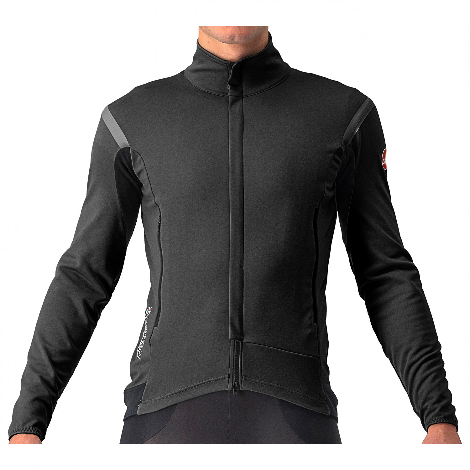 Велосипедная куртка Castelli Perfetto RoS 2, цвет Light Black/Black Reflex