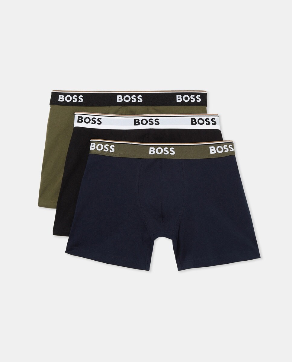 

Пакет из трех мужских боксеров Boss, черный