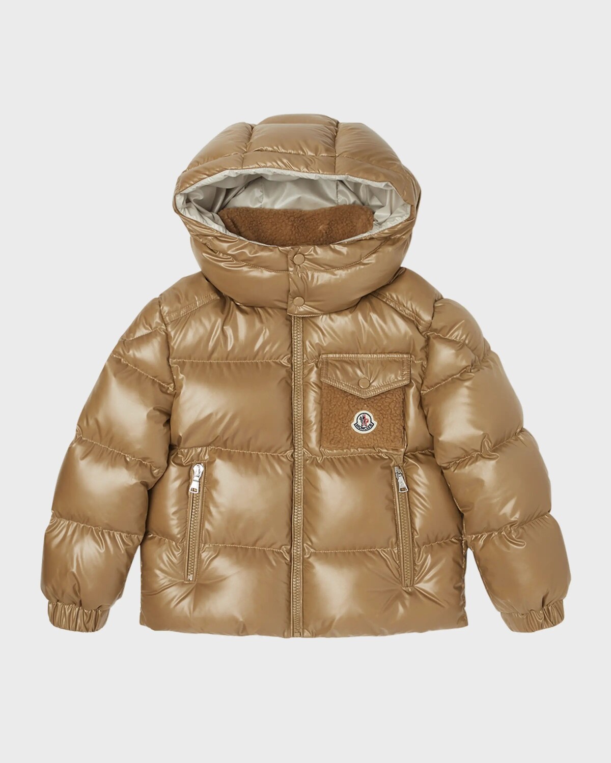 

Пуховик Yule для мальчика, размер 4–6 Moncler, бежевый