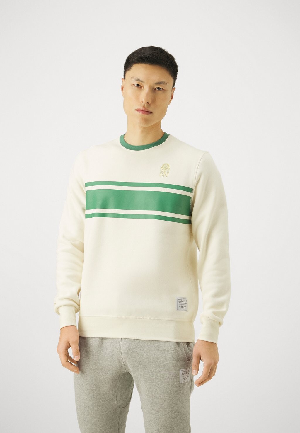 

Толстовка BRANDED CREW Mitchell & Ness, цвет cream