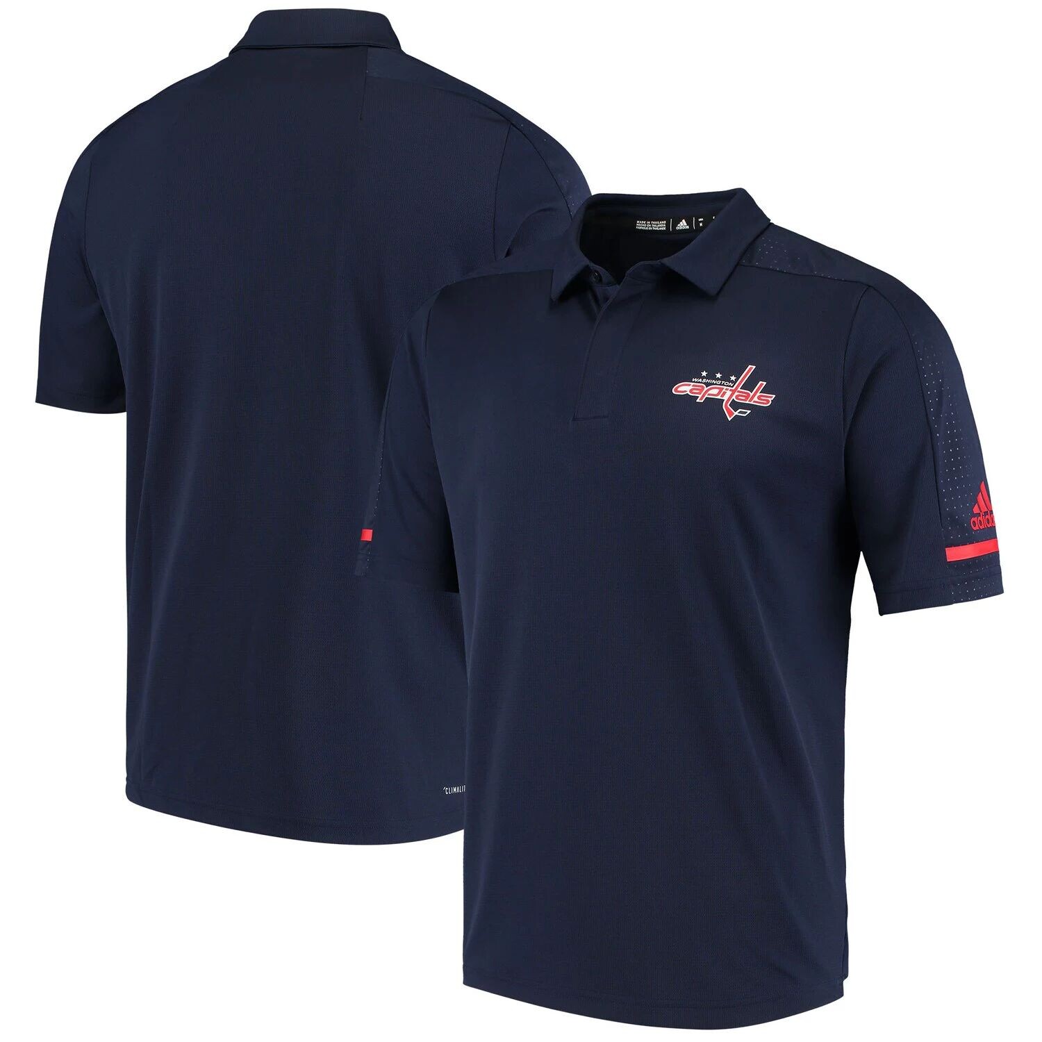 

Мужская футболка-поло adidas Navy Washington Capitals climalite Game Day