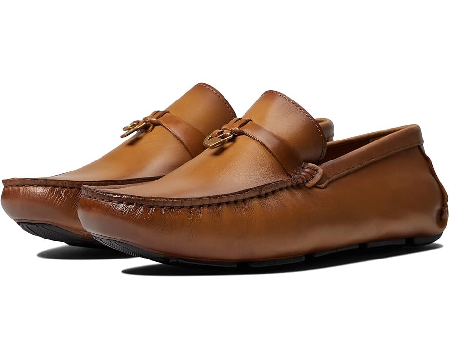 

Лоферы Massimo Matteo Strap Driver with Ornament, оранжевый