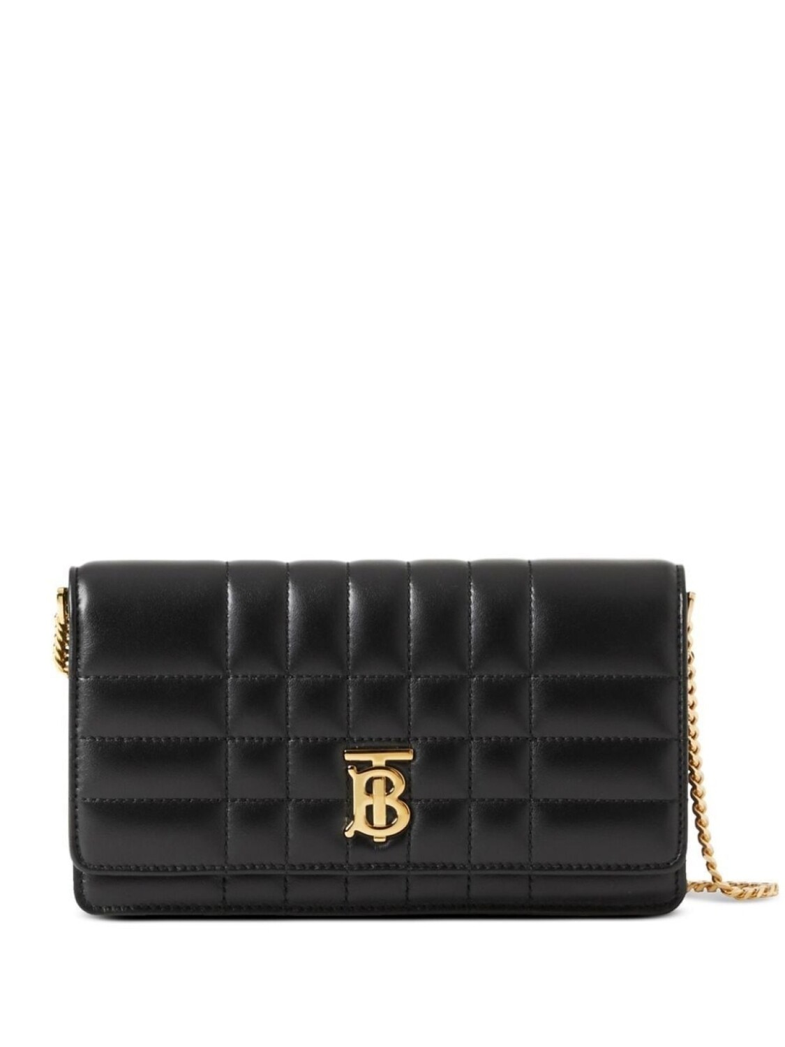 

Burberry стеганая мини-сумка Lola, черный
