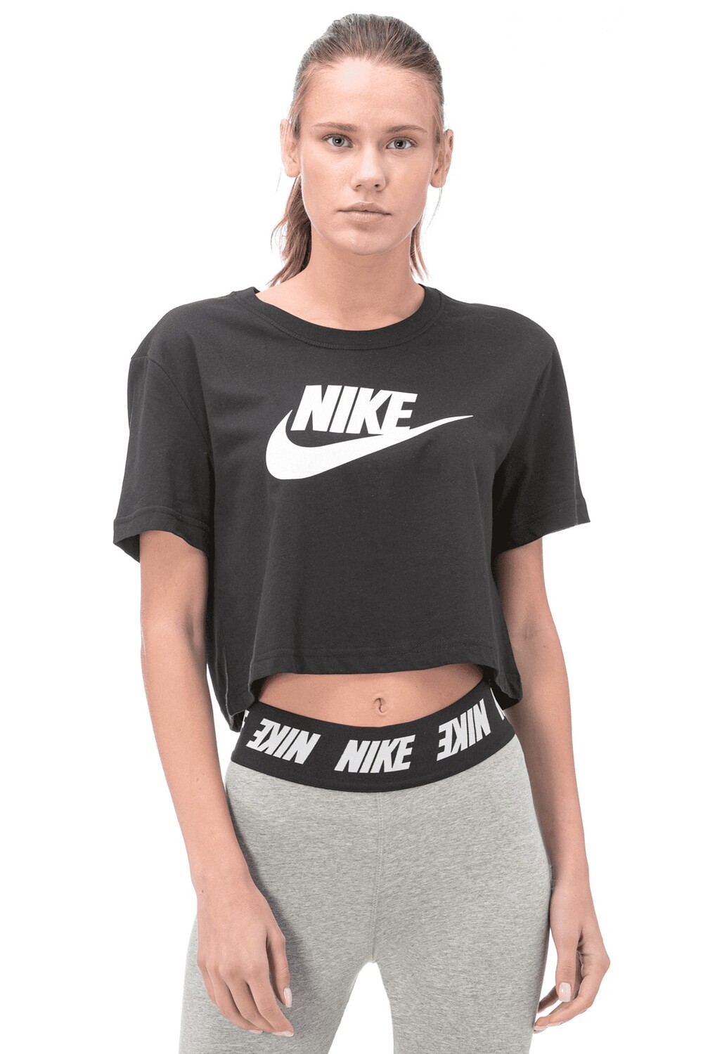 

Essntl Crp Icn -Женская черная повседневная черная Nike, черный