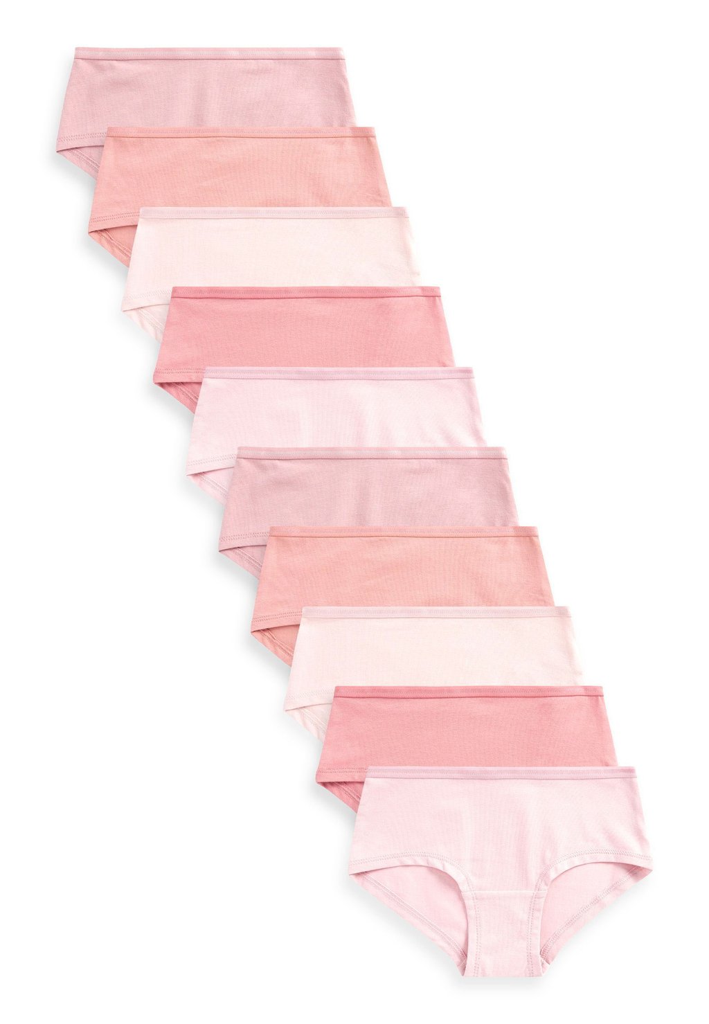 Трусы 10 PACK HIPSTER Next, цвет pink elastic trim цена и фото