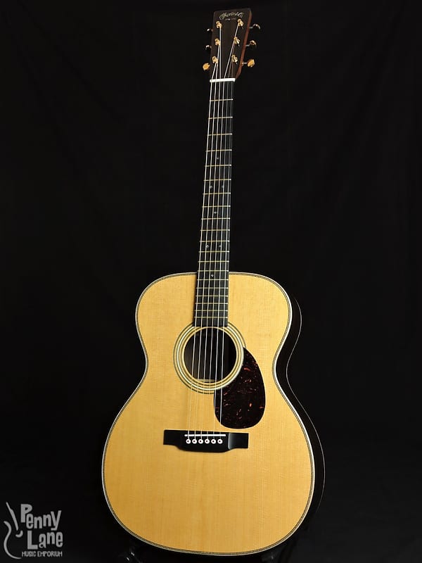 ель ситхинская нана Акустическая гитара Martin OM-28 Modern Deluxe Acoustic Orchestra Model Guitar with Case