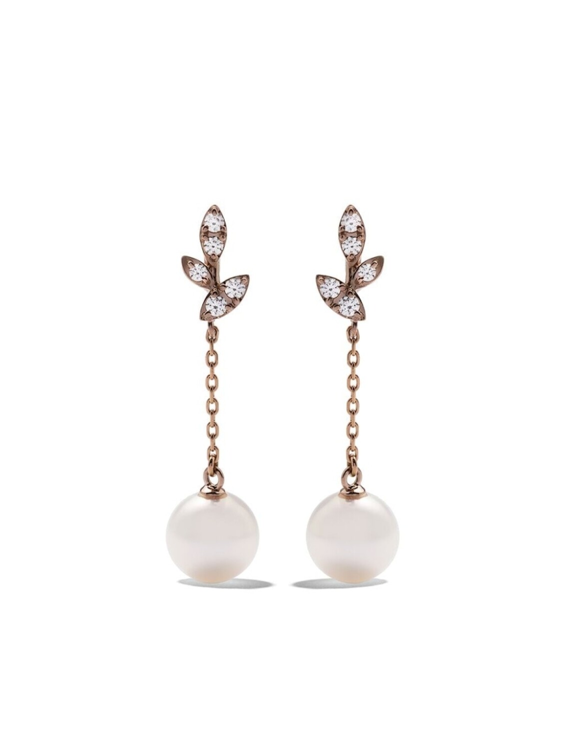 

Серьги Kugel из розового золота с жемчугом и бриллиантами TASAKI, золотой