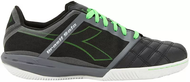 Обувь для мини-футбола Diadora Brasil Sala, черный/зеленый