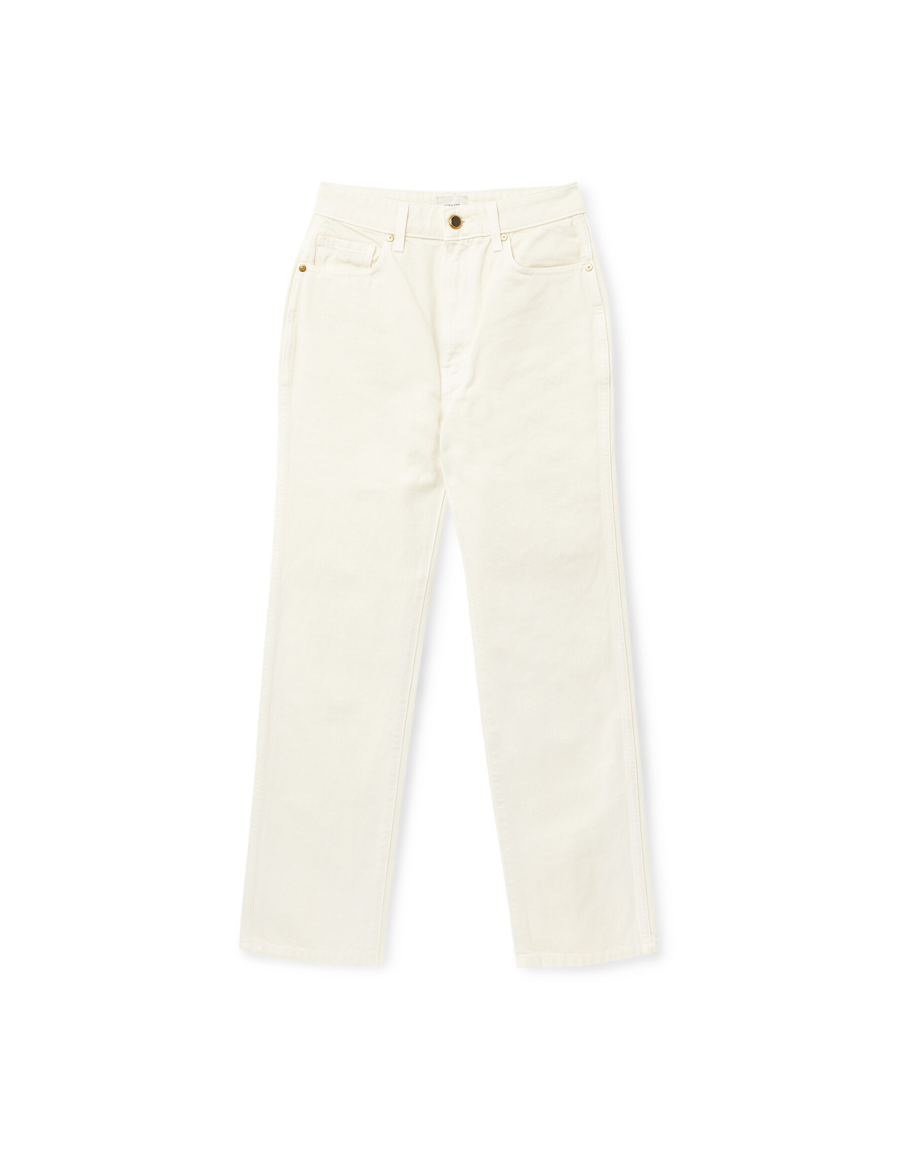 Прямые джинсы Abigail Khaite, цвет Ivory Rigid цена и фото