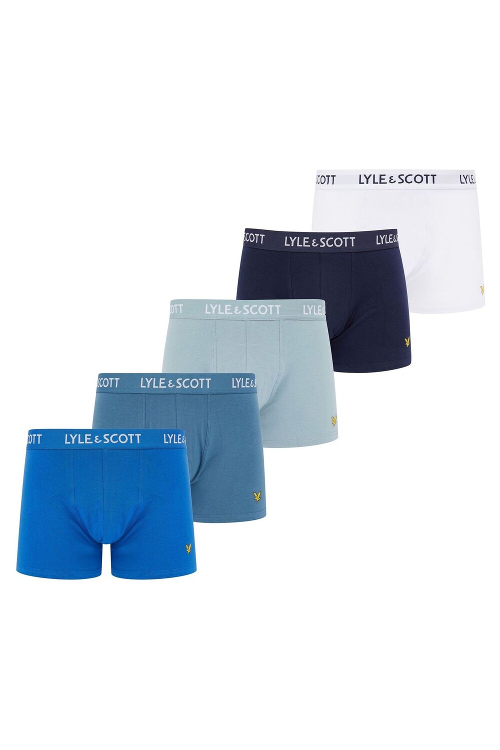 

Синий - Набор боксеров-боксеров Miller (5 шт) Lyle & Scott, синий