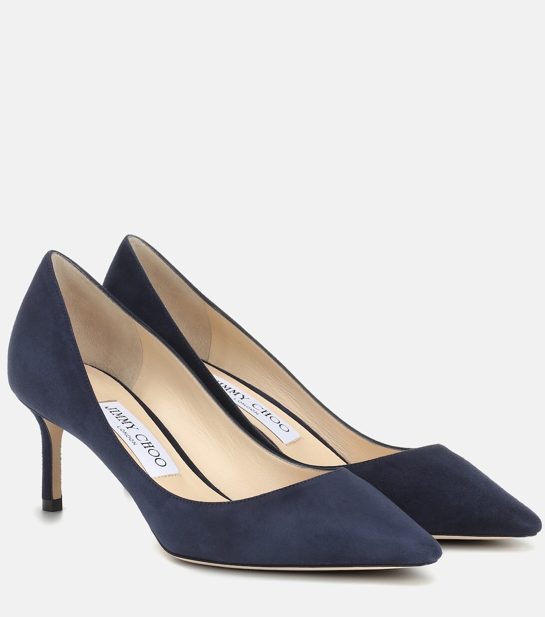 

Замшевые туфли Romy 60 Jimmy Choo, синий