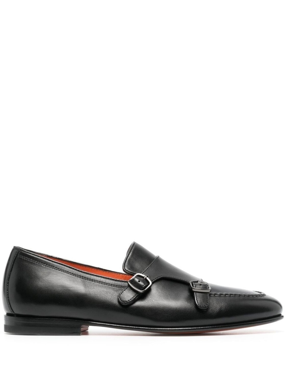 

Santoni туфли с пряжками, черный